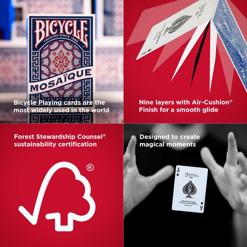 Bicycle Mosaique Playing Cards - Image 5